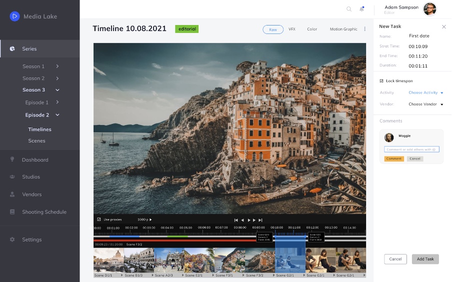 GlobalLogic предложил платформу для оптимизации процесса создания фильмов MediaLake